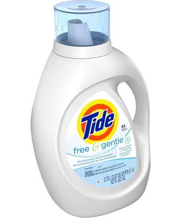 Tide Free & Gentle Liquid Laundry Detergent 64 Loads - Hypoallergenic & Gentle for Sensitive Skin | Buy Internationally - Buy Online on SooperMarket.com