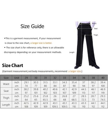 Zymozym Men's Black Draped Latin Ballroom Dance Pants Professional Competition & Training (30) - Buy Online on SooperMarket.com