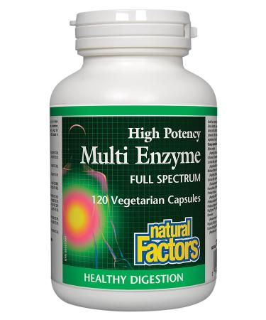 Natural Factors Multi Enzyme Full Spectrum 120 Capsules