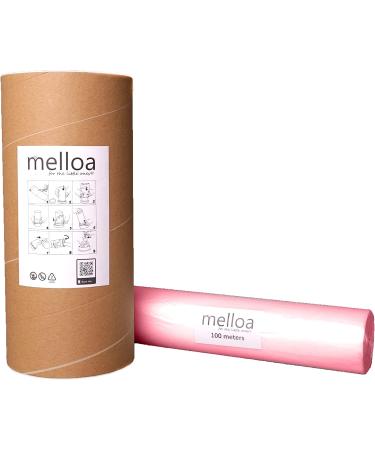 Melloa Refill Film for Diaper Pail - Compatible with Tommee Tippee Sangenic Tec & Simplee Twist & Click 10-Pack (100m Pink) - Eco-Friendly Solution - Buy Online on SooperMarket.com