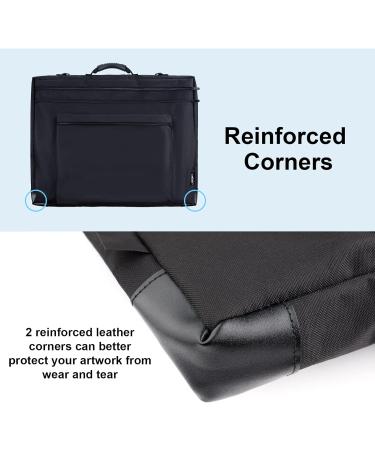 JJRING 24x36 Art Portfolio Tote Bag - Large Carrying Case with Shoulder Strap and Handle - Buy Online on SooperMarket.com