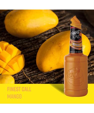 Finest Call Mango Puree 1 Litre - Premium Fruit Puree for Cocktails, Cooking & Baking - Buy Online on SooperMarket.com