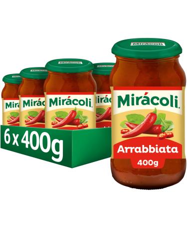 MIR COLI Pasta Sauce Arrabiata 6 jars (6 x 400g) Arrabiata 400 g (pack of 6)