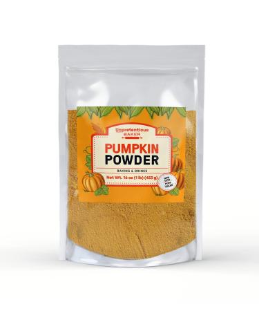 Pumpkin Powder By Unpretentious Baker, 1 lb, Baking & Food Additive, Superfood, Pure Pumpkin 1 Pound (Pack of 1)