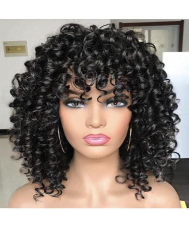Smoothing for Hair European And American Small Curly African Ladies Wig Rod Fluffy Fiber High Temperature Silk Headgear Suitable For Black Women Frontal Closure Pink One Size - Buy Online on SooperMarket.com