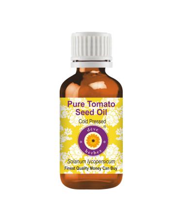 Deve Herbes Pure Tomato Seed Oil (Solanum lycopersicum) 100% Natural Therapeutic Grade 30ml (1.01 oz) 30 ml (Pack of 1)