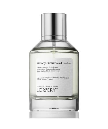 LOVERY Woody Santal Eau de Parum Inspired by L.L.B.O Fragrance S.antal 33 Long Lasting Perfume for Women & Men Vegan Clean Unisex Perfume Spray 100 ml EDP Perfumes for Women - Made in France Woody Santal France - Buy Online on SooperMarket.com