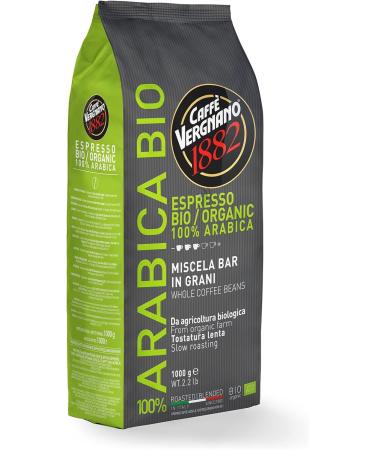 Caff Vergnano 1882 100% Arabica Organic Coffee Beans - 1kg Pack for International Shipping - Buy Online on SooperMarket.com