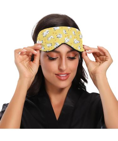 Haskirky Light Blocking Eye Mask - Adjustable Adult Men/Women | Travel, Yoga, Meditation | Comfortable Cat Paw Print | Deep Sleep Aid - Buy Online on SooperMarket.com