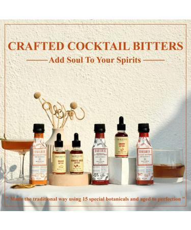 Bablouie Orange Bitters - 3.3oz Non-Alcoholic Craft Bitters with Distinct Citrus Notes for Classic Cocktails - Buy Online on SooperMarket.com