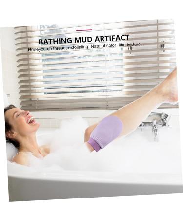 2pcs Healeved Double-Sided Face Scrubber Gloves for Women - Exfoliating Loofa Gloves & Shower Sponges for Bath Towels Massage - Buy Online on SooperMarket.com