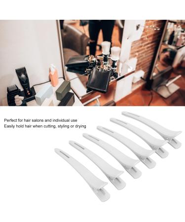 Hair Styling Clips Plastic Sturdy White Practical Duckbill Hair Clip for Hairstyling - Buy Online on SooperMarket.com
