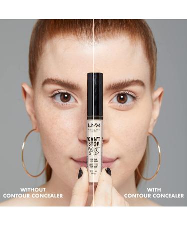 NYX Can't Stop Won't Stop Contour Concealer - Fair 01.5 FAIR | Full Coverage Matte Finish - Buy Online on SooperMarket.com