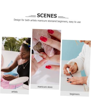 DOITOOL 2pcs Nail Art Drill Pen Nail Art Paint Tool Rock Nails Art Pen Supplies Dotting Tools for Painting Detail Nail Art Tool Para Small Nail Tool Pickup Painted Stainless Steel Miss - Buy Online on SooperMarket.com