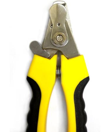 Thunderpaw s Professional Dog Claw Scissors with Safety Lock & Nail File - Medium to Large (Yellow) - Best Pet Nail Clippers for Safety - Buy Online on SooperMarket.com