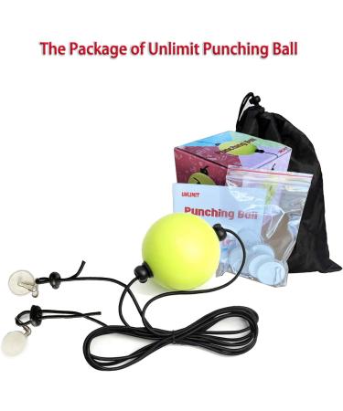 Boxing Reflex Ball Set for Hand Eye Coordination & Stress Relief - Home Training Equipment for Adults & Kids - No Hammer Installation Needed - Buy Online on SooperMarket.com
