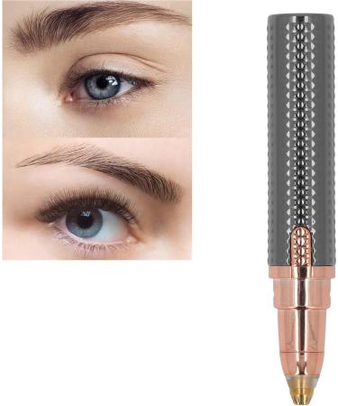 Buy Electric Eyebrow Hair Remover & Facial Hair Trimmer for Women - Painless & Portable with LED Light - Perfect for Lips & Nose (Black - Buy Online on SooperMarket.com