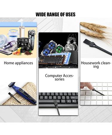 Electric Shaver Cleaning Brushes - Anti-Slip Handle Nylon Brush for Razor & Clipper Cleaning | International Shipping Available - Buy Online on SooperMarket.com