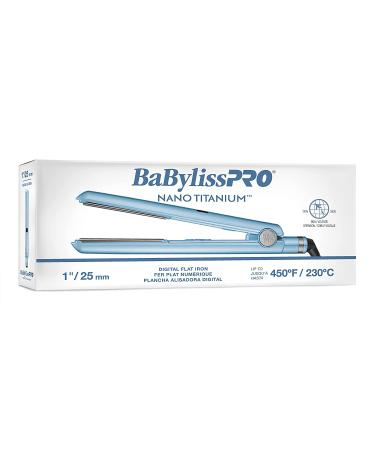 BabylissPRO Nano Titanium 1 Digital Straightener - Professional Hair Styling Tool - Buy Online on SooperMarket.com