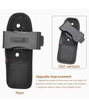 Buy UltraFire Flashlight 2 Pack | Elastic Nylon Holster & 360 Rotating Belt Clip | International Shipping Available - Buy Online on SooperMarket.com