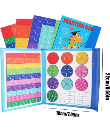 Buy Fractional Calculation Material Magnets | Montessori Magnetic Fraction Puzzle for Kids | Educational Math Learning Aids - Buy Online on SooperMarket.com
