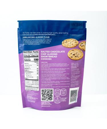 Fisher Almond Flour 32oz - Gluten-Free, Non-GMO, Keto, Paleo, Vegan Friendly, Unblanched, Super-Finely Ground - Buy Online on SooperMarket.com