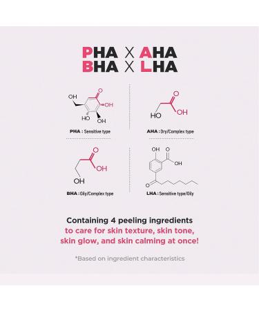Dermalogy by Neogenlab Wine Lift PHA Gauze Peeling Pads - Korean Skincare Exfoliating & Firming Pads with AHA, BHA, PHA, LHA, Wine, Peptide & Collagen - 30 pads - Buy Online on SooperMarket.com