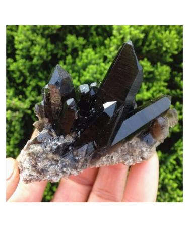 200-300g Rare Natural Beautiful Black Crystal Cluster Tibetan Specimen Decoration Gift