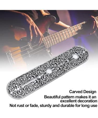 Guitar Control Plate Replacement Small Carved Metal Guitar Control Plate for TL TELE for Electric Guitar Control Plate Accessory(Silver) - Buy Online on SooperMarket.com