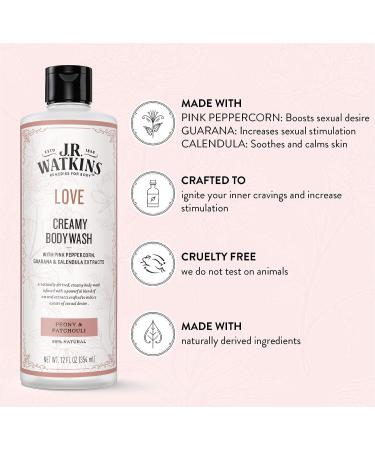 J.R. Watkins Peony & Patchouli Love Creamy Body Wash - 12 fl oz - Buy Online on SooperMarket.com