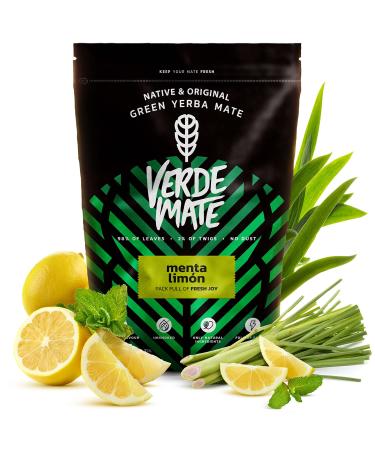 Verde Mate Green Menta Limon 500g Yerba Mate from Brazil Gluten Free Unsmoked Vegan