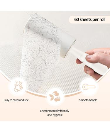 Extra Sticky Lint Rollers - 10 Rollers (60 Sheets Each) for Pet Hair Removal on Clothing Sofa Bed & Carpet | Lint Roller for Cat & Dog Hair - Buy Online on SooperMarket.com