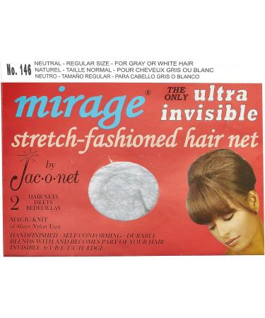 Jac-O-Net Mirage Ultra-Invisible Hair Nets - 2 Nets Per Pack - Buy Online on SooperMarket.com