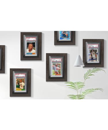Tutata Walnut PSA Graded Card Display Frame - Sport Card Display Case - Buy Online on SooperMarket.com