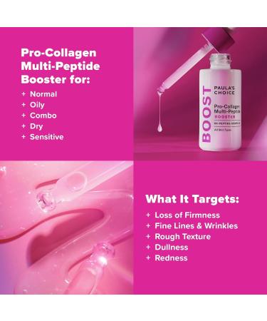 Buy Paula's Choice Pro-Collagen Multi-Peptide Booster Serum - Wrinkle Treatment Hyaluronic Acid Fragrance-Free 0.67 oz | International Shipping - Buy Online on SooperMarket.com