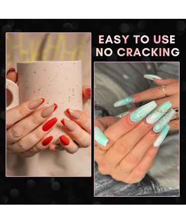 Makartt Clear Coffin Nail Tips - 500pcs Full Cover Press on Nails for Easy Extension & Manicure - 10 Sizes Acrylic False Nails for Gel Polish & Nail Art - Buy Online on SooperMarket.com