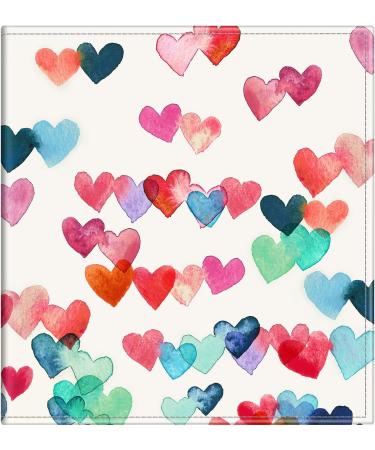 Fintie Self-Adhesive Photo Album | 60 Sticky Pages | Metallic Pen | DIY Scrapbook for 3x5, 4x6, 5x7, 6x8, 8x10 Pictures | Family, Wedding, Anniversary | Raining Hearts Design - Buy Online on SooperMarket.com