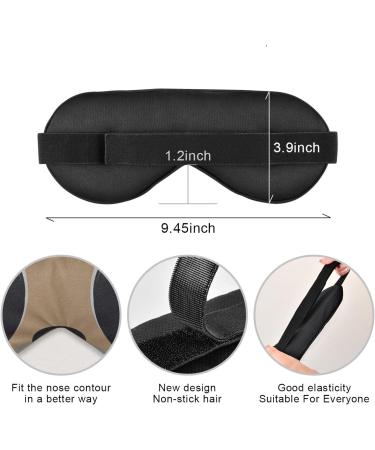 Haskirky Light Blocking Eye Mask - Breathable & Adjustable for Adults - Perfect for Travel, Yoga & Deep Sleep - Buy Online on SooperMarket.com