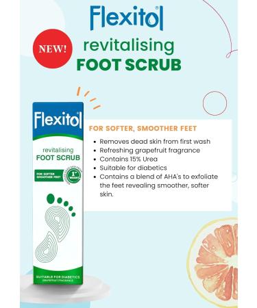 Flexitol Bundle Revitalising Foot Scrub 75g + Flexitol Rescue Hard Skin and Callus Balm 56g (pack of 2) - Buy Online on SooperMarket.com