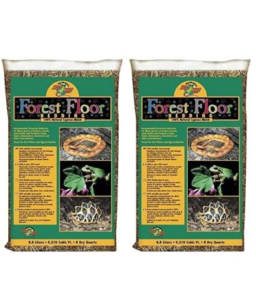 Croci Zoo Med CM-8E Forest Floor 8.8 L Cypress Mulch Substrate for Terrariums (Pack of 2) 8.8 l (Pack of 2)