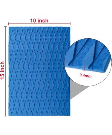 Patioer Non-Slip Traction Pad Deck Grip Mat 4 Pcs 15x 10 in Trimmable EVA Foam Boat Decking Sheet for Kayak RV Canoe Yacht Pool Step SUP Board Blue - Buy Online on SooperMarket.com