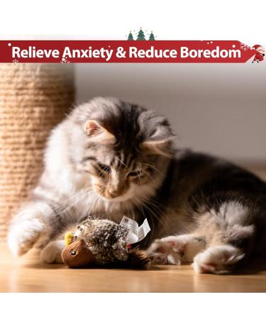 GiGwi Interactive Cat Feather Toy with Melody Chaser and Squeaky Bird - Plush Toys for Indoor Cats - Buy Online on SooperMarket.com