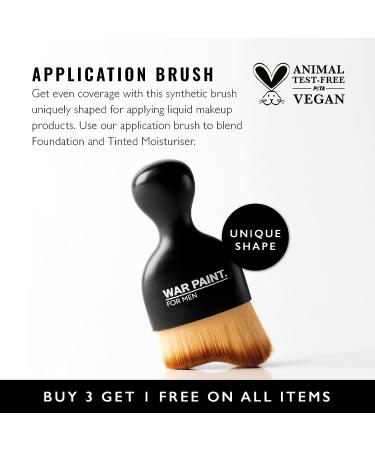War Paint For Men Angled Makeup Brush - Vegan & Cruelty-Free - Buy Online on SooperMarket.com