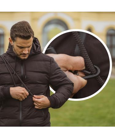Hands-Free Dog Leash - 2m Adjustable Belly Belt 3-in-1 Running & Training Leash for Large & Small Dogs - Rope Leash in Black - Buy Online on SooperMarket.com