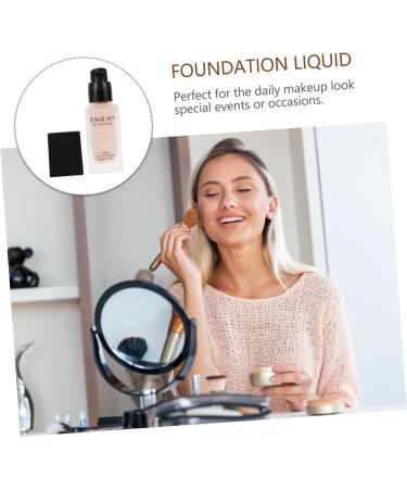 PLAFOPE Liquid Foundation Beauty Foundation Waterproof Foundation Concealer Foundation Makeup Glass Black - Buy Online on SooperMarket.com