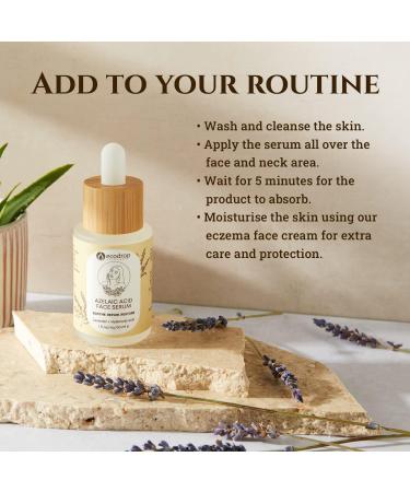Ecodrop Azelaic Acid & Hyaluronic Acid Serum - 30ml | Daily Gentle Anti-Ageing Skincare for Face Reduces Acne Redness Dark Spot Blemishes & Brightens All Skin Types | Vegan & Cruelty-Free - Buy Online on SooperMarket.com