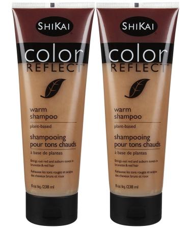 Shikai Color Reflect Natural Highlighting Shampoo for Warm Tones - 8 oz - 2 pk