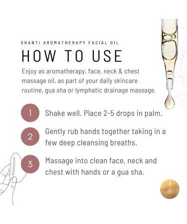 Shanti Facial Oil | Hydrating & Plumping Formula with Vitamin E - Shop Internationally - Buy Online on SooperMarket.com