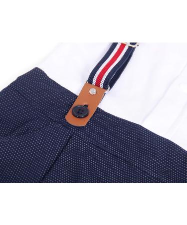 AmzBarley Baby Boys Tuxedo Rompers Suit with Bowtie - Black, 3-6 Months - Buy Online on SooperMarket.com