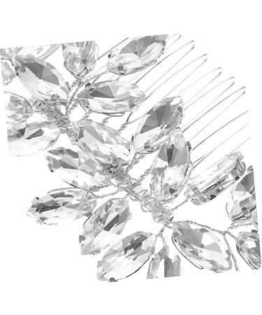 HAPINARY Crystal Hair Accessories Rhinestone Hair Comb for Bridal Sparkly Hair Comb Bridal Rhinestone Hair Comb Wedding Hair Comb for Bridal Wedding Hair Accessories Wedding Bride Hair Comb - Buy Online on SooperMarket.com